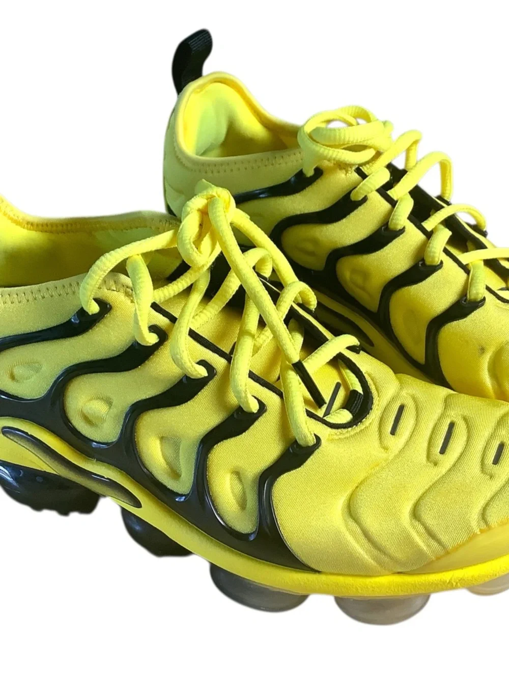 Nike Air Vapromax Plus “Bumble Bee” yellow and black sneakers men’s size 7